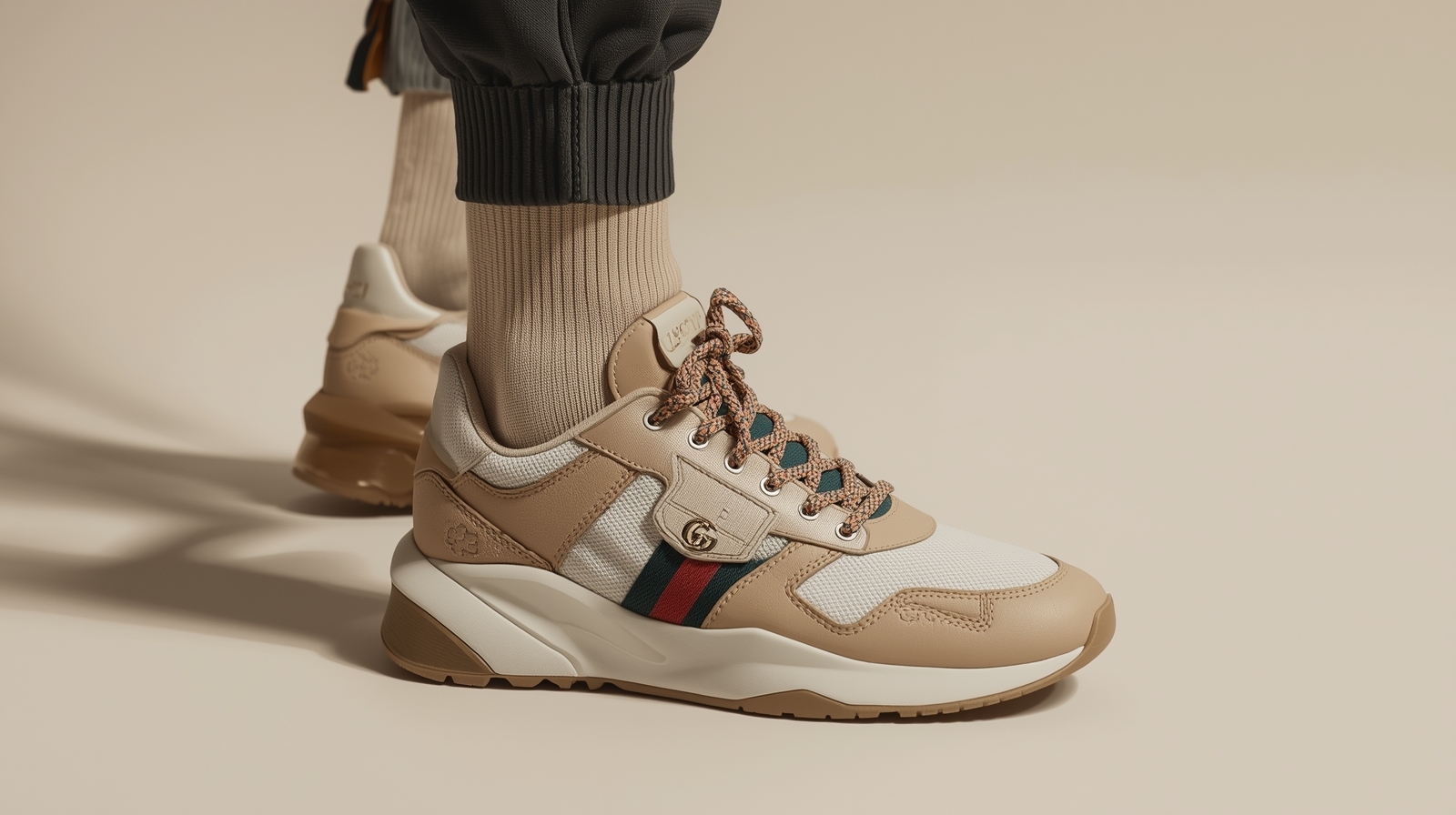 Luxury fashion banner with Gucci styling inspiration